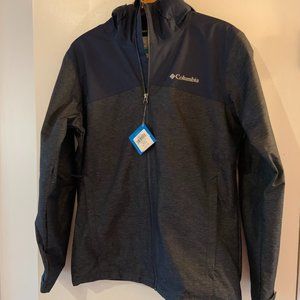 Men's Columbia Rain Jacket, Size Small NWT